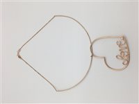 Collana Soma Gioielli Donna Girocollo in oro e diamanti in Oro Diamante 0.02 Ct EMA GIR OR RIGIDO LOVE - EMA GIR OR RIGIDO LOVE